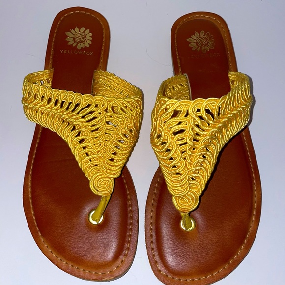 Yellow Box Shoes Yellow Box Sandals Poshmark